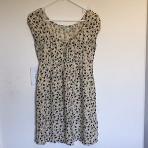 Anthropologie UA Kimichi Blue babydoll dress.